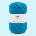 Acrowools Vintage, Hand Knitting and Crochet Yarn (100 gram) - Blue