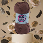 Cotton Candy Cotton Yarn (100 gram) - Dark Brown
