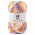 Fleure Yarn  – Lightweight Knitting & Crochet acrylic Yarn , 100 grams  | Nest-N Haven | Shade - Sunrise Sundae