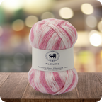 Fleure Hand Knitting and Crochet Yarn (100 gram) - Pink