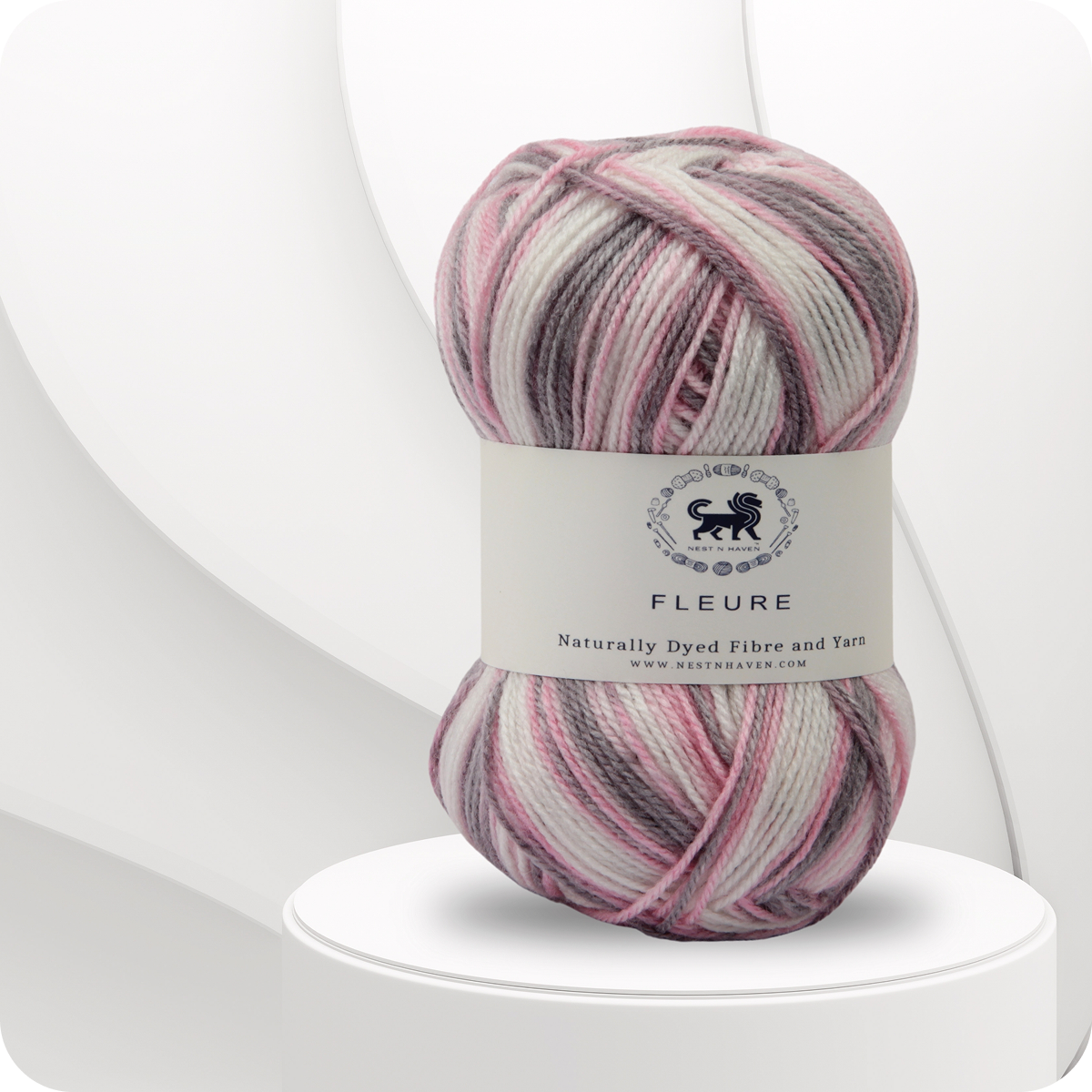 Fleure Hand Knitting and Crochet Yarn (100 gram) - Baby Pink