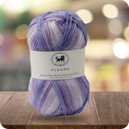 Fleure Hand Knitting and Crochet Yarn (100 gram) - Purple