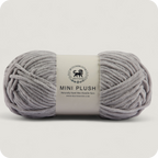 MINI Plush Chenille Yarn (100 gram) - Grey