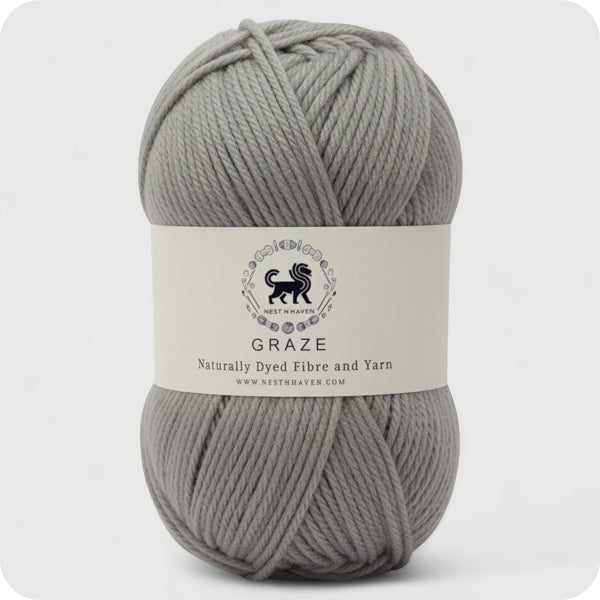Graze Hand Knitting and Crochet Bulky Yarn (100 gram) - Gray