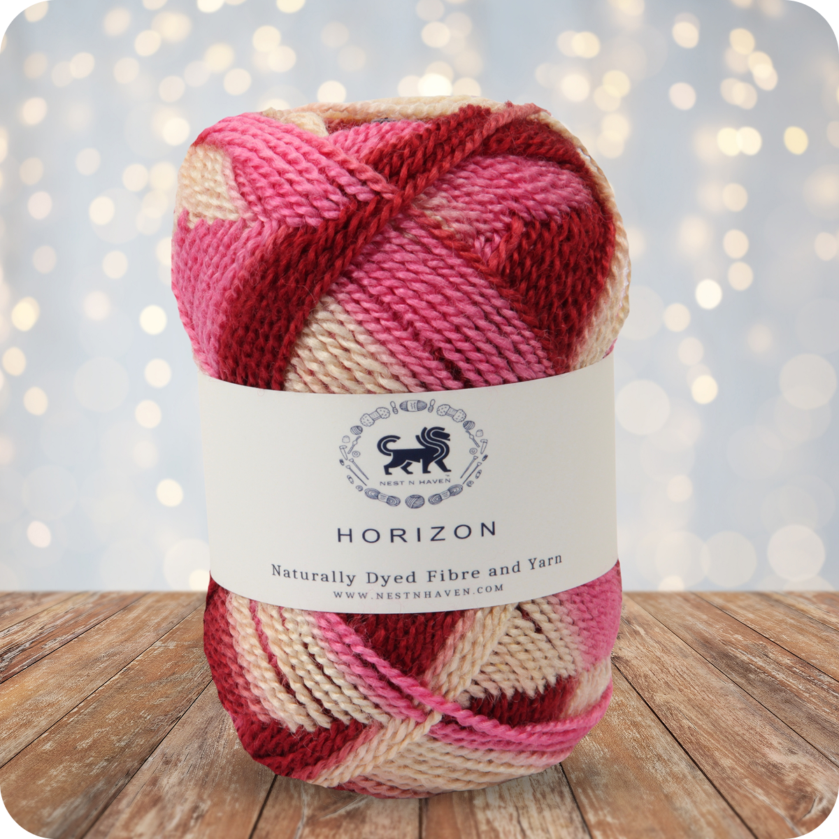 Horizon Naturally Dyed Fibre Yarn (100 gram) -  Multicolor 7