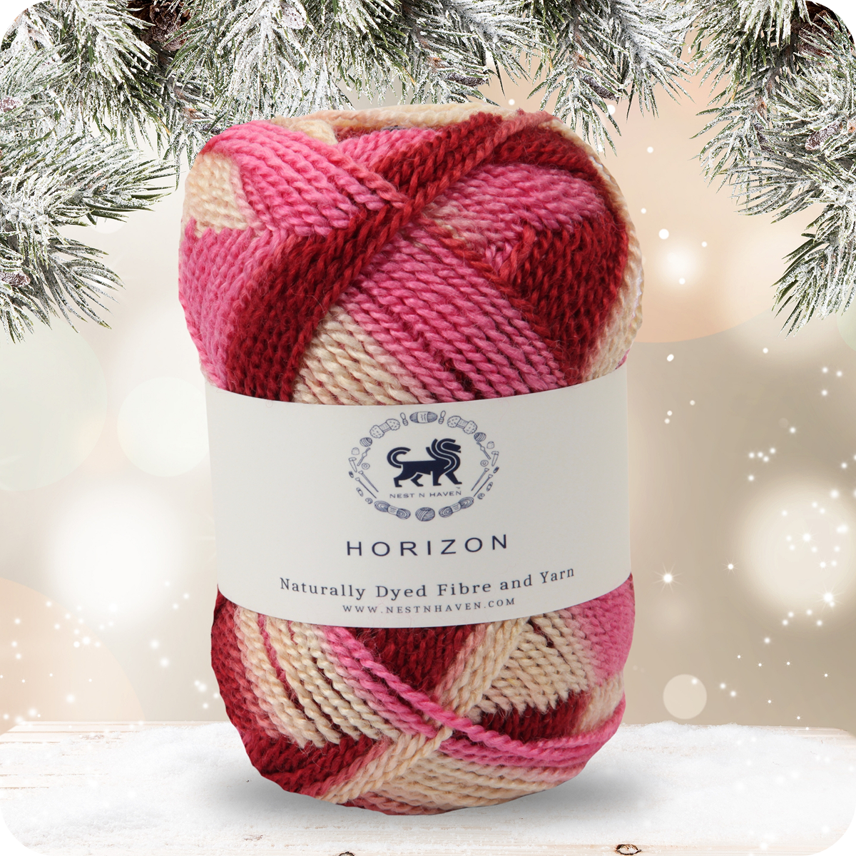 Horizon Naturally Dyed Fibre Yarn (100 gram) -  Multicolor 7