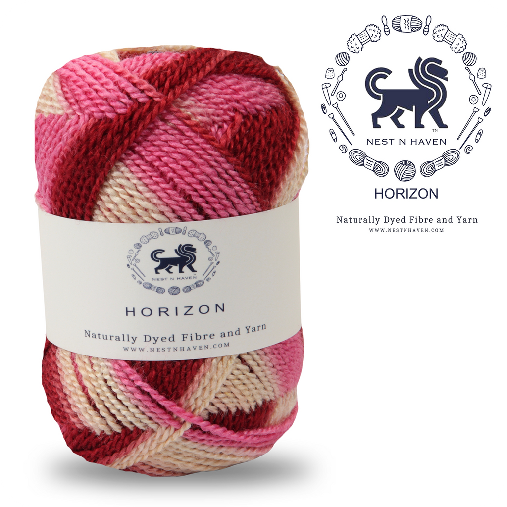 Horizon Naturally Dyed Fibre Yarn (100 gram) -  Multicolor 7