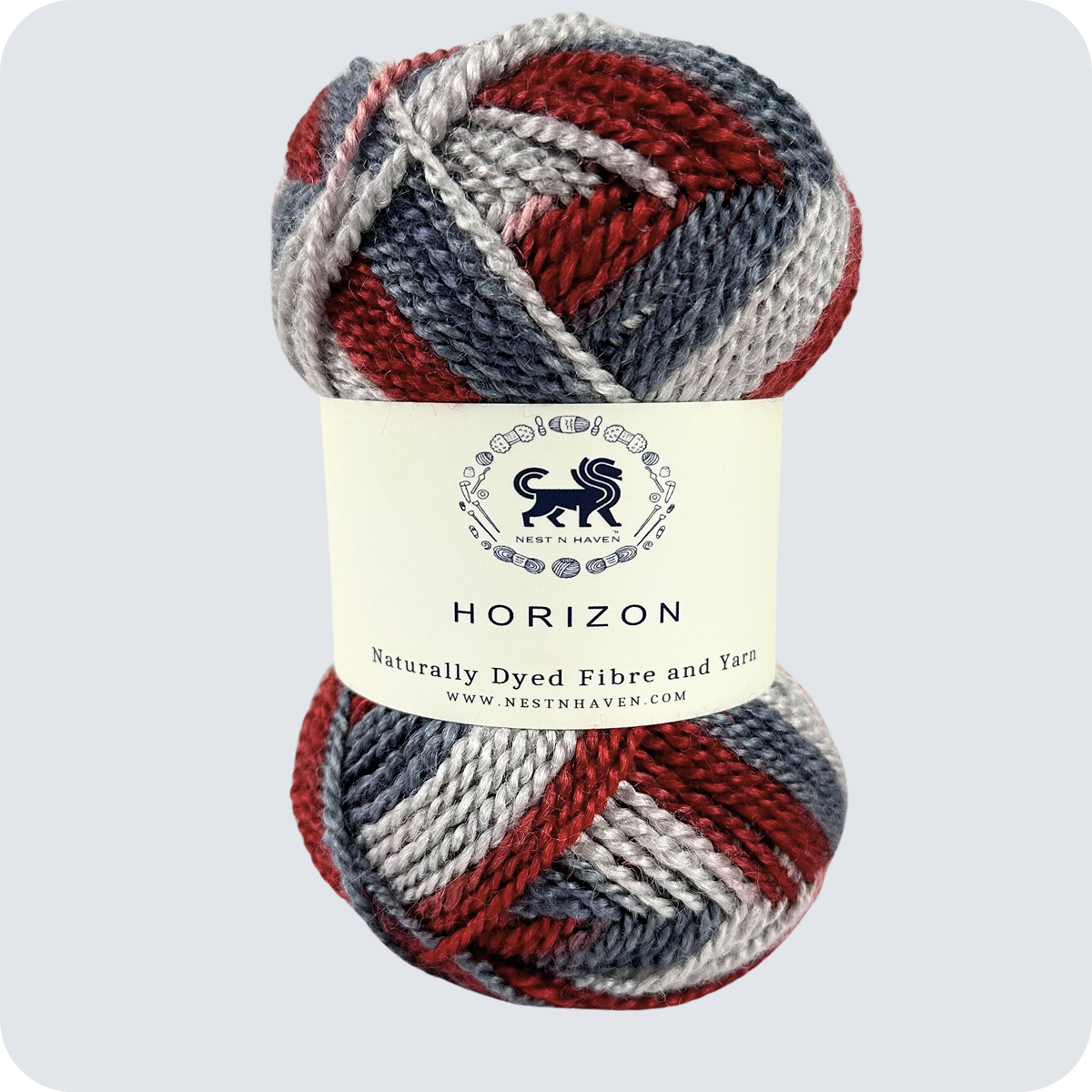 Horizon Naturally Dyed Fibre Yarn (100 gram) -  Multicolor 8