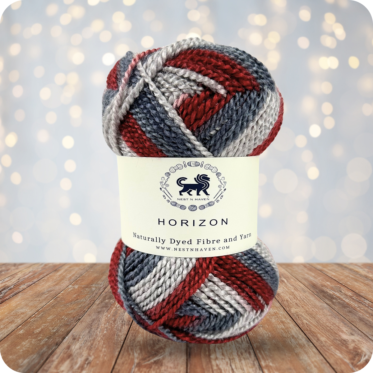 Horizon Naturally Dyed Fibre Yarn (100 gram) -  Multicolor 8