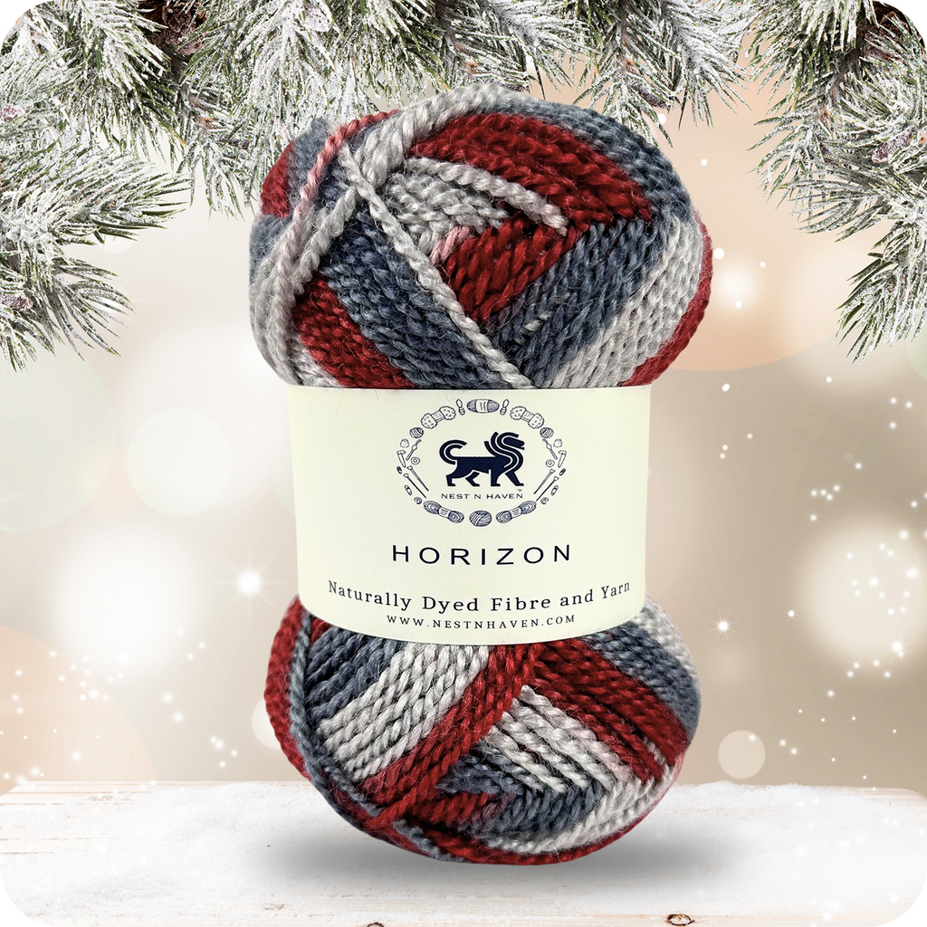 Horizon Naturally Dyed Fibre Yarn (100 gram) -  Multicolor 8