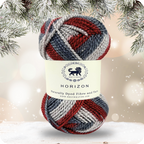 Horizon Naturally Dyed Fibre Yarn (100 gram) -  Multicolor 8