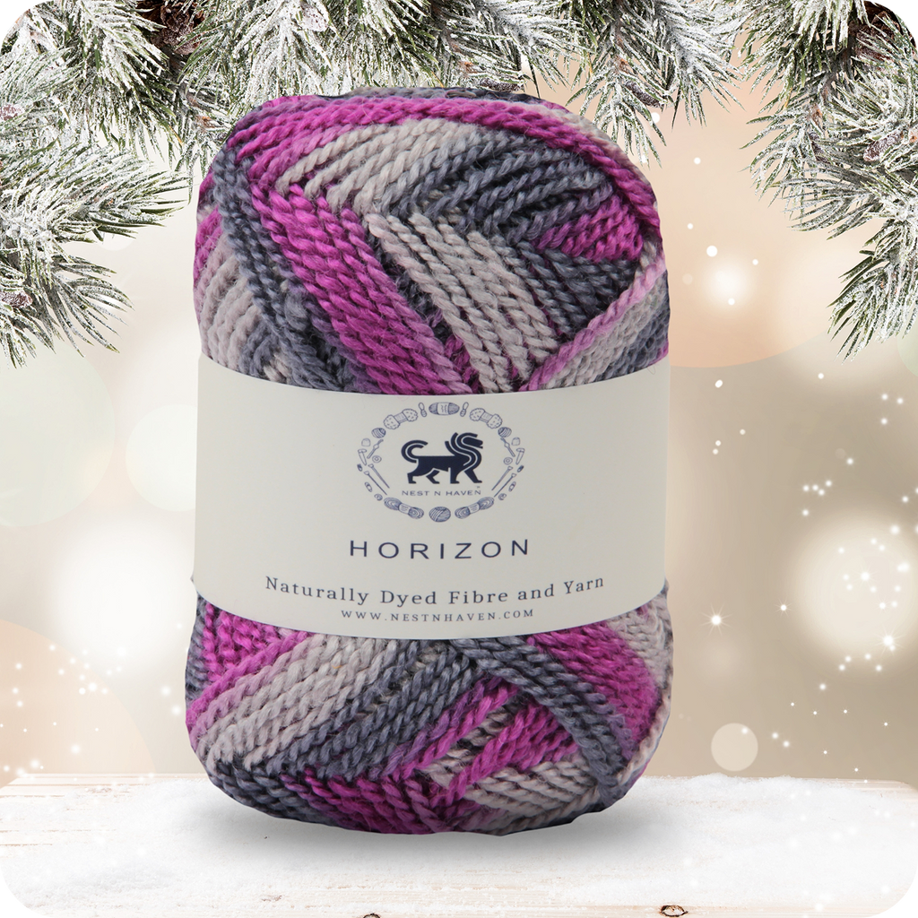 Horizon Naturally Dyed Fibre Yarn (100 gram) -  Multicolor 9
