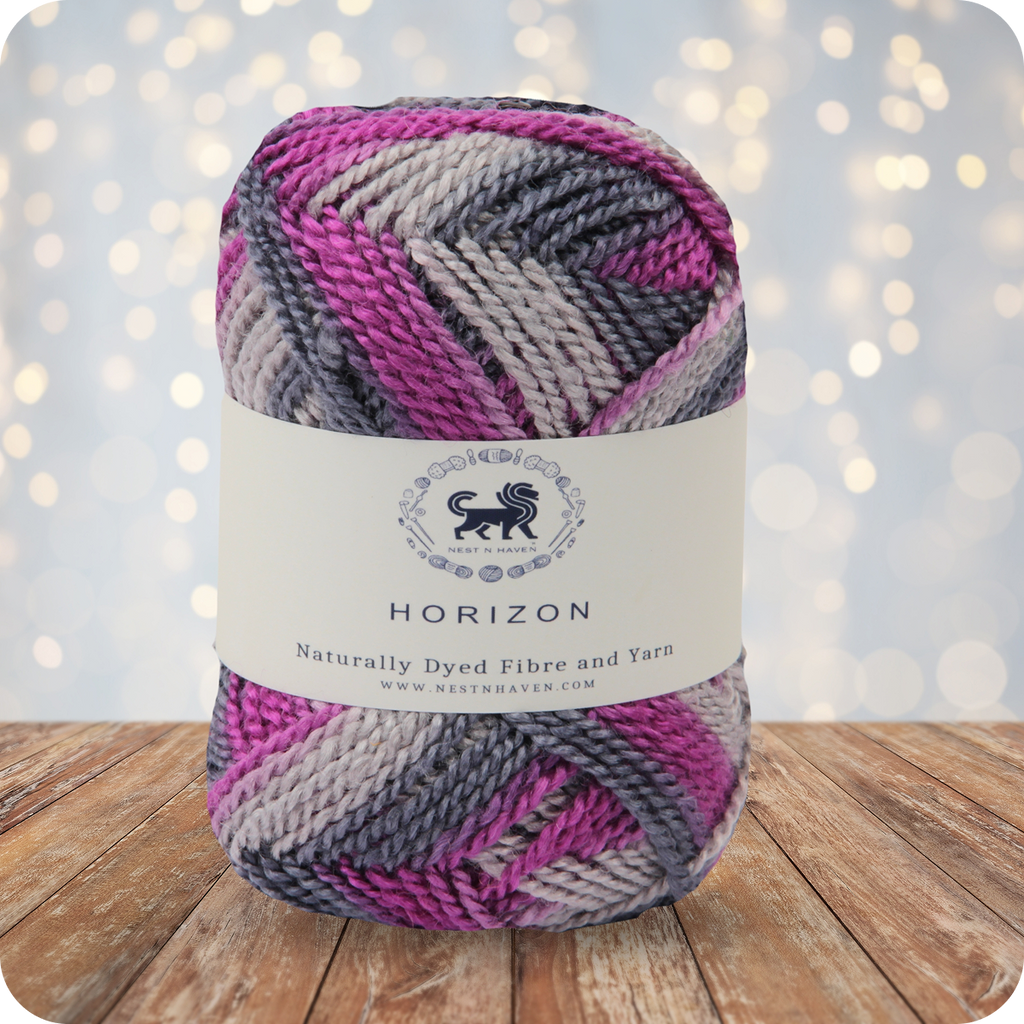 Horizon Naturally Dyed Fibre Yarn (100 gram) -  Multicolor 9