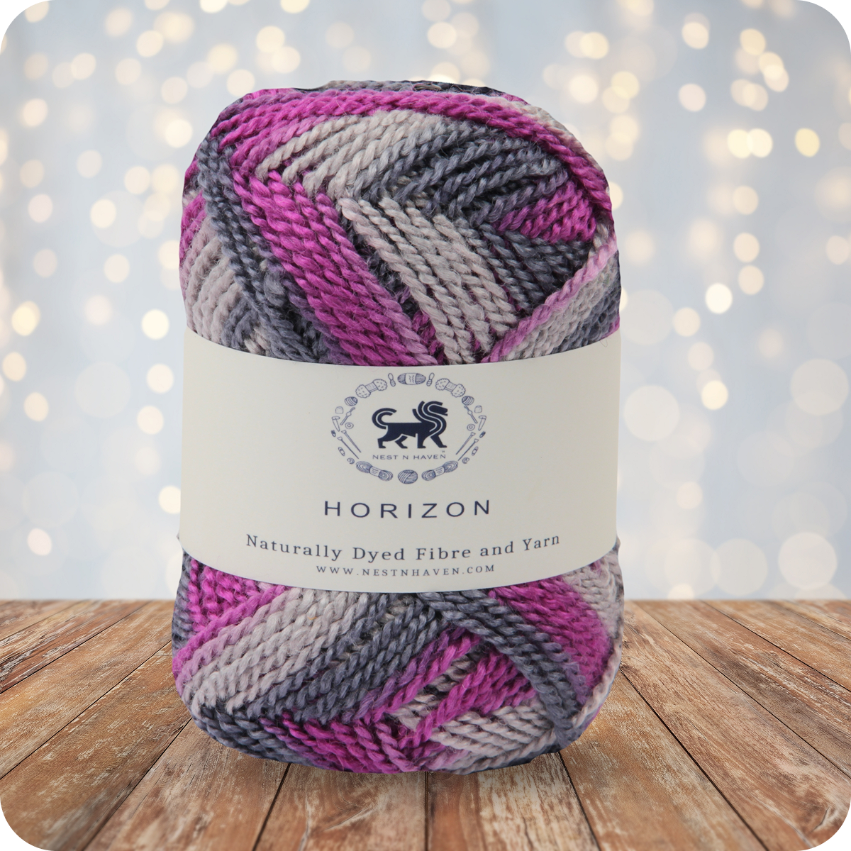 Horizon Naturally Dyed Fibre Yarn (100 gram) -  Multicolor 9