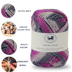 Horizon Naturally Dyed Fibre Yarn (100 gram) -  Multicolor 9