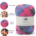 Horizon Naturally Dyed Fibre Yarn (100 gram) -  Multicolor 10