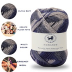 Horizon Naturally Dyed Fibre Yarn (100 gram) -  Multicolor 11