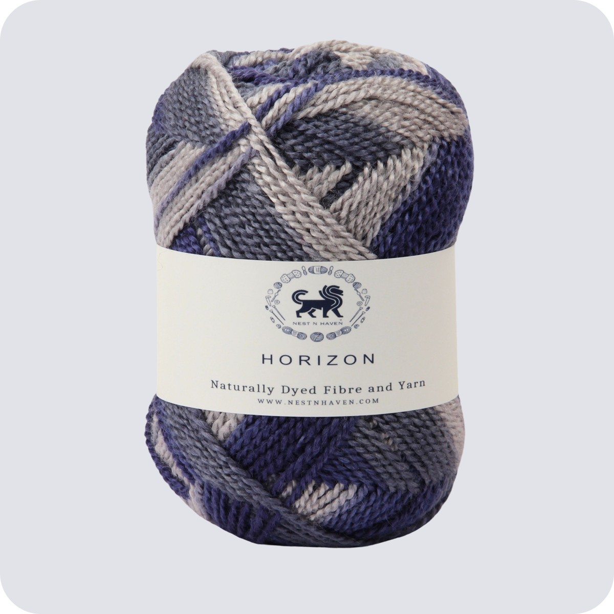 Horizon Naturally Dyed Fibre Yarn (100 gram) -  Multicolor 11