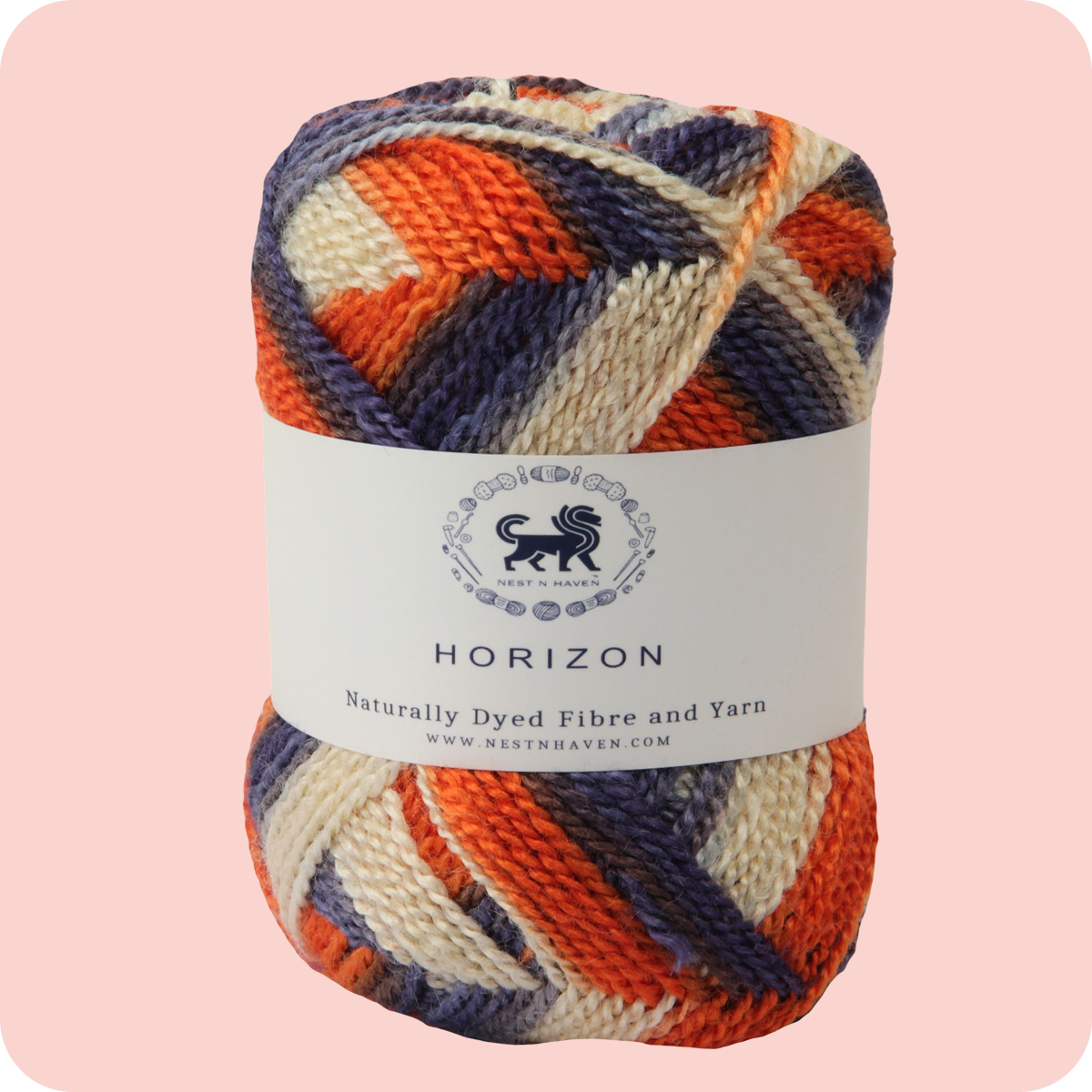 Horizon Naturally Dyed Fibre Yarn (100 gram) -  Multicolor 13