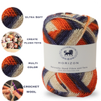 Horizon Naturally Dyed Fibre Yarn (100 gram) -  Multicolor 13