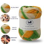Horizon Naturally Dyed Fibre Yarn (100 gram) -  Multicolor 14
