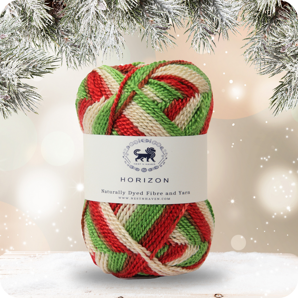 Horizon Naturally Dyed Fibre Yarn (100 gram) -  Multicolor 15