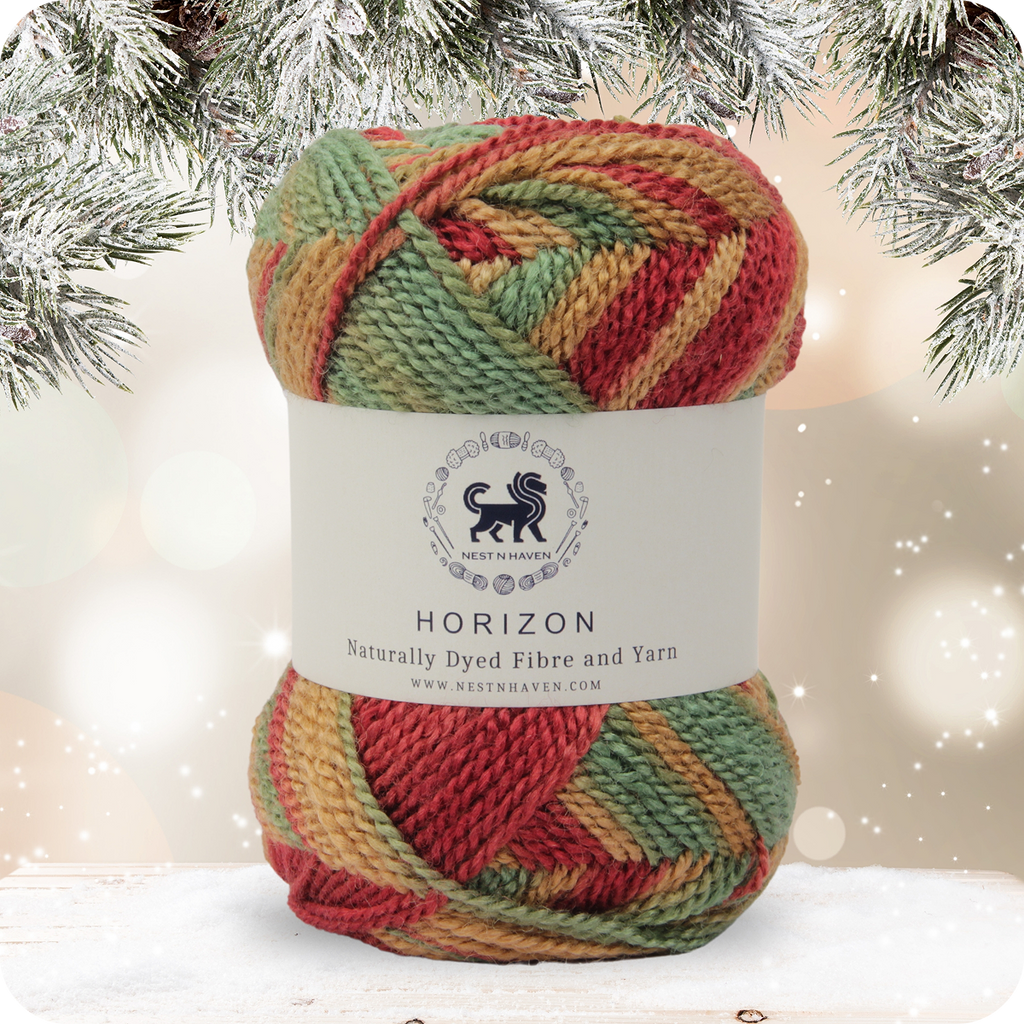 Horizon Naturally Dyed Fibre Yarn (100 gram) -  Multicolor 2