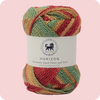 Horizon Naturally Dyed Fibre Yarn (100 gram) -  Multicolor 2