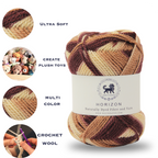 Horizon Naturally Dyed Fibre Yarn (100 gram) -  Multicolor 5