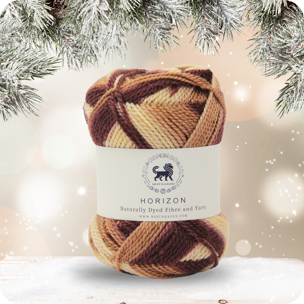 Horizon Naturally Dyed Fibre Yarn (100 gram) -  Multicolor 5