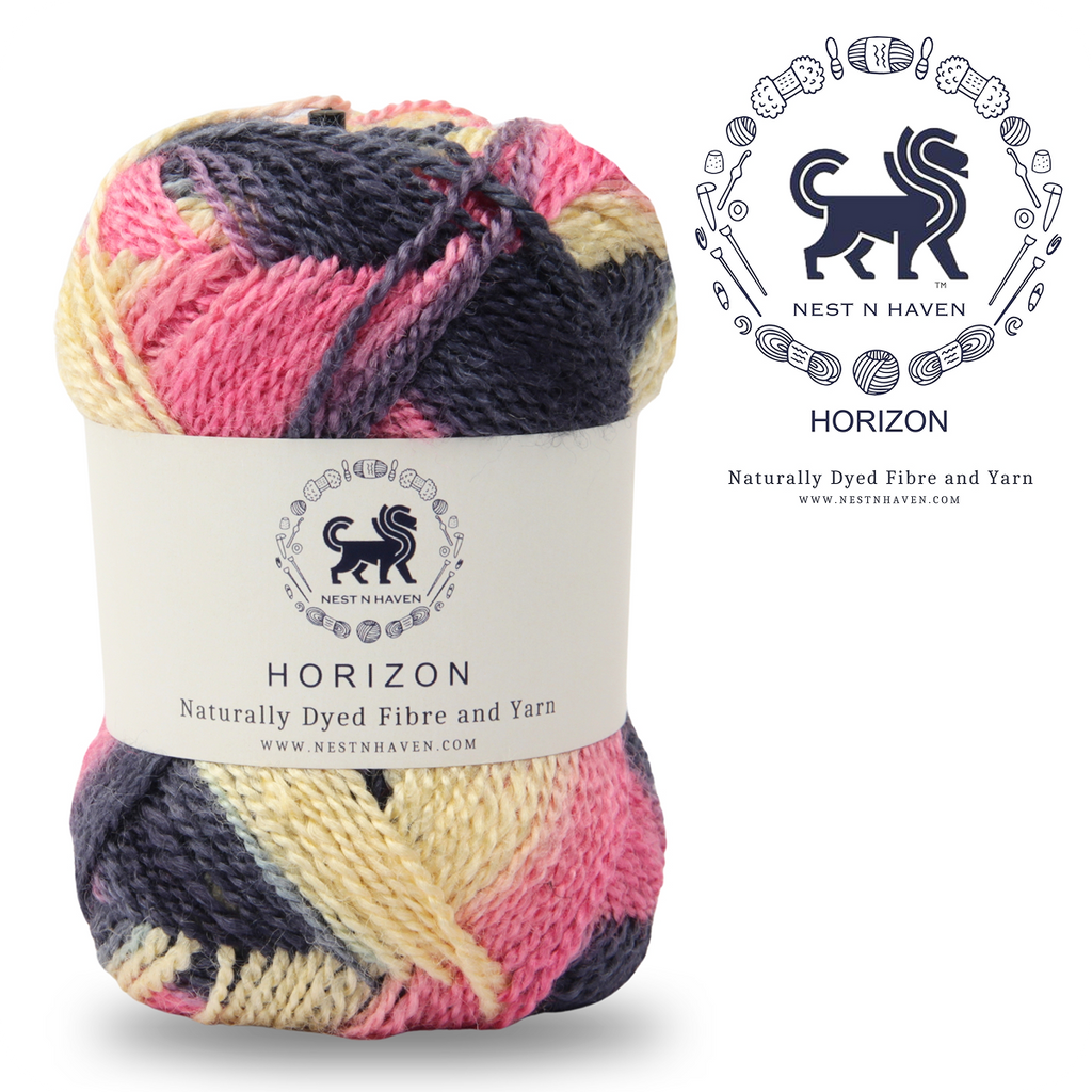 Horizon Naturally Dyed Fibre Yarn (100 gram) -  Multicolor 6