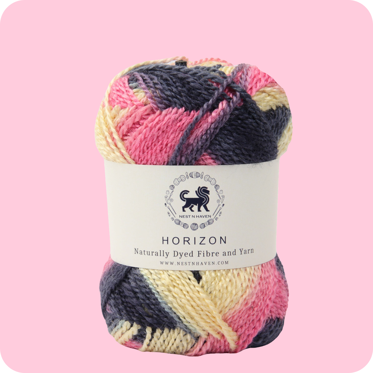 Horizon Naturally Dyed Fibre Yarn (100 gram) -  Multicolor 6