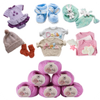 Baby  Yarn  pack of 6 (25gms x 6) 150 gram -  Lilac