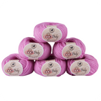 Baby  Yarn  pack of 6 (25gms x 6) 150 gram - Lilac