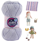 Cotton Candy Cotton Yarn (100 gram) - Light Gray