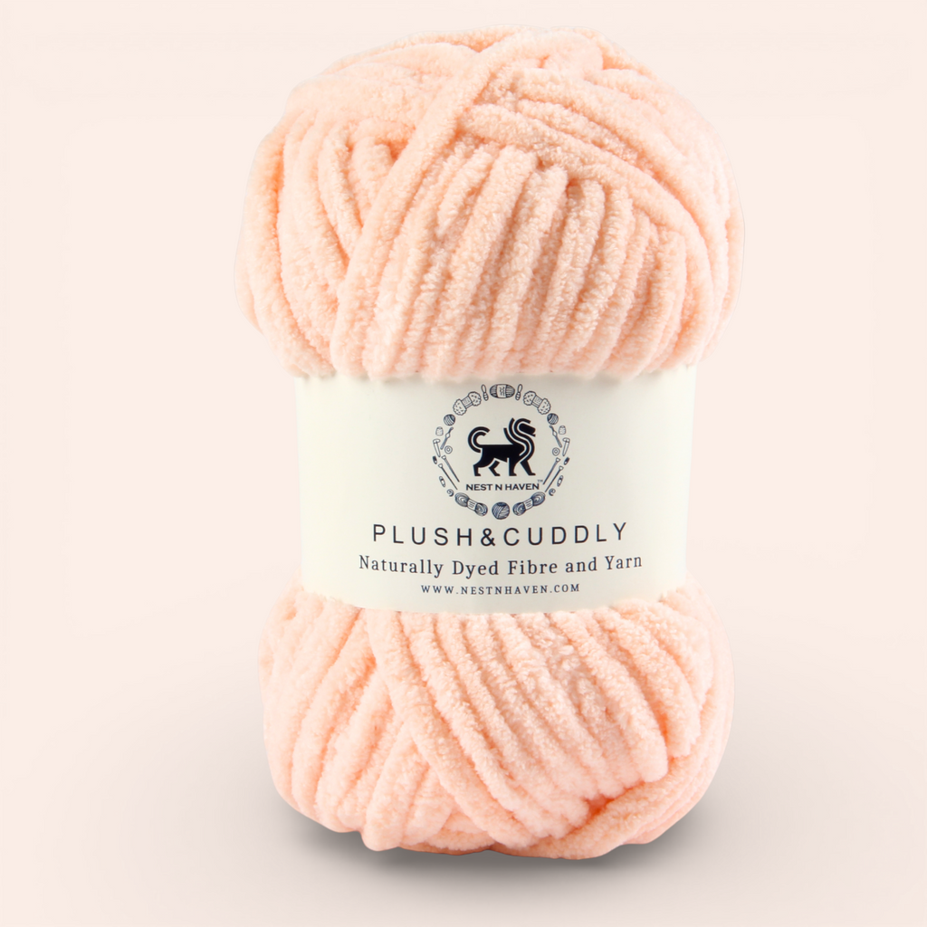 Plush and Cuddly Yarn (100 gram) - Light Peach