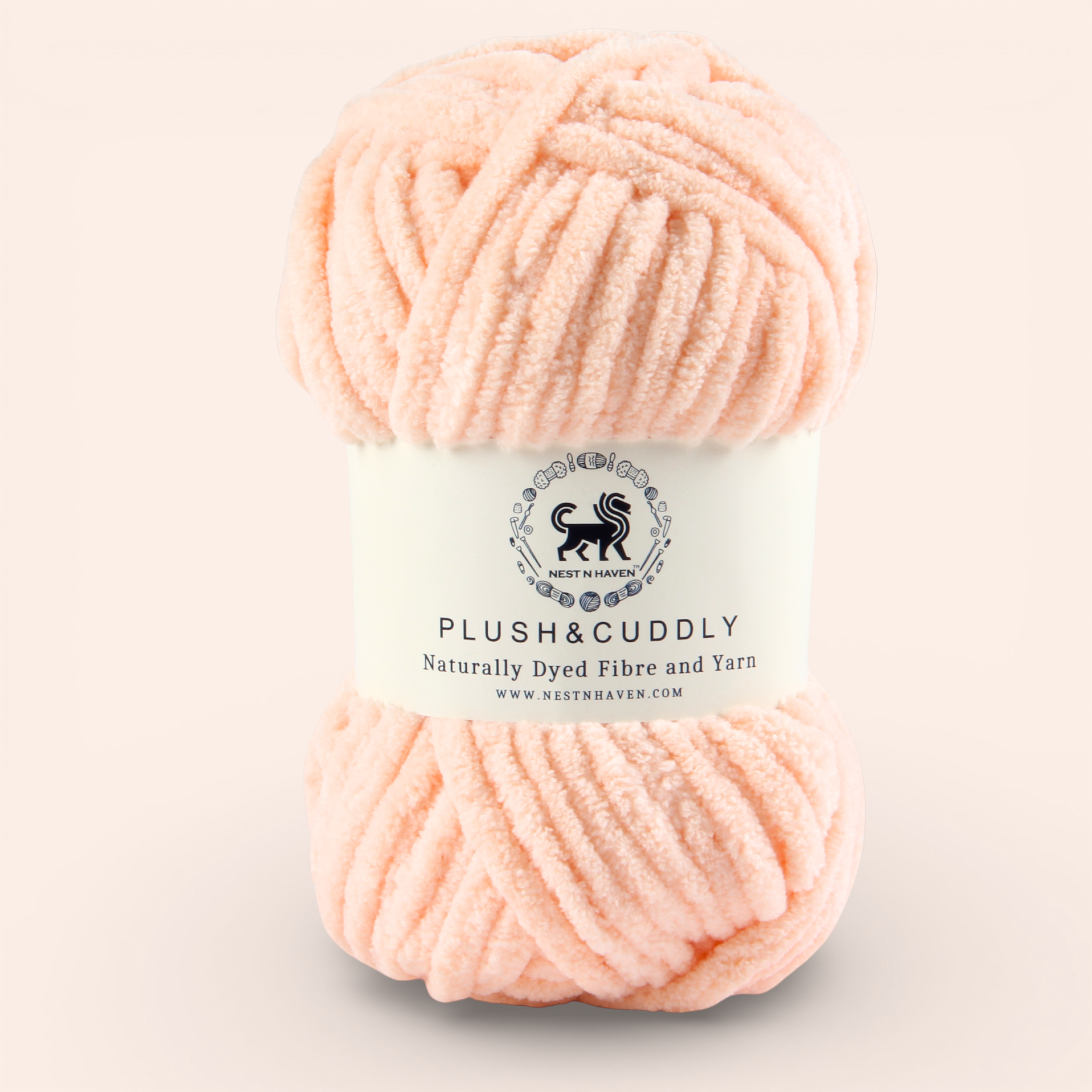 Plush and Cuddly Yarn (100 gram) - Light Peach