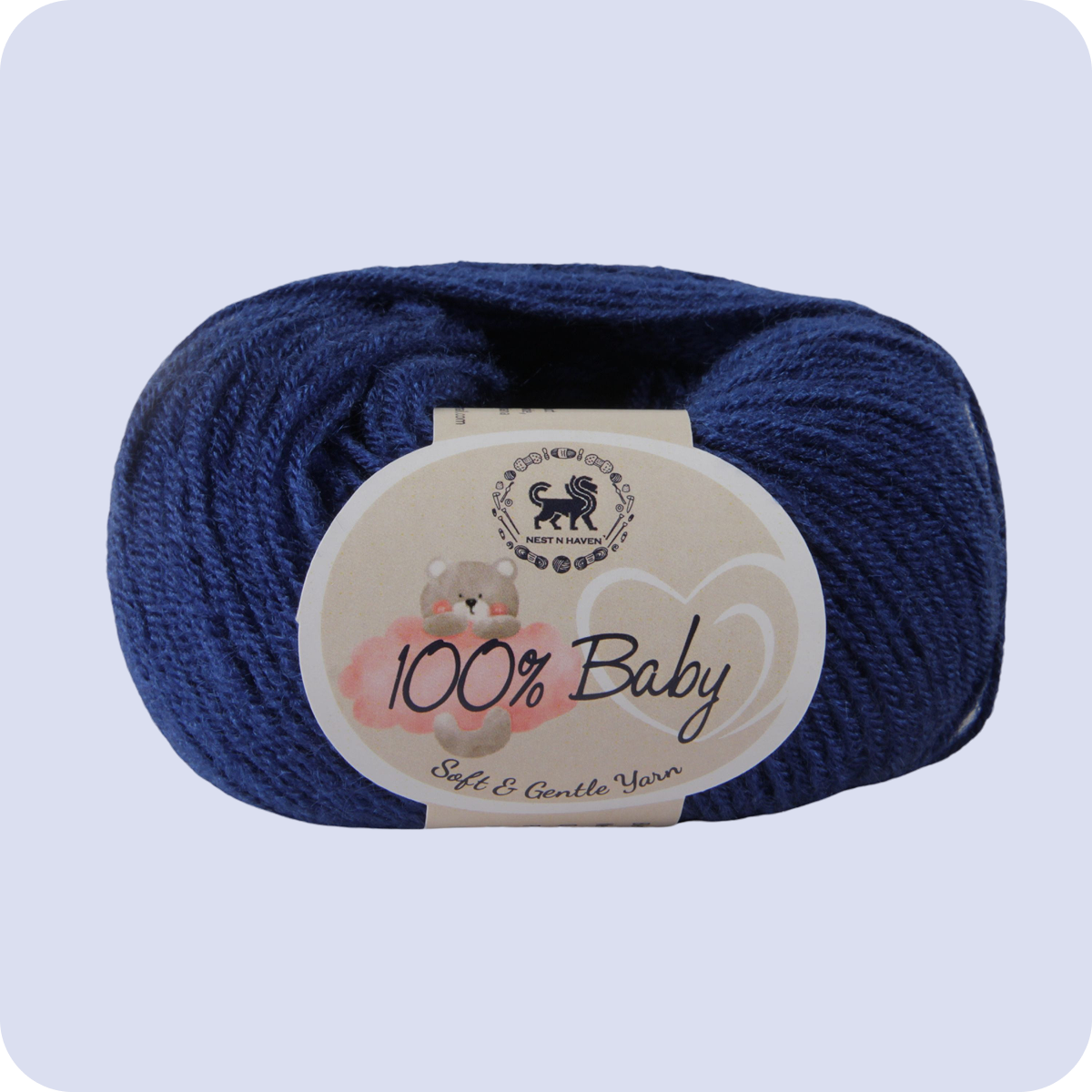 Baby  Yarn  pack of 6 (25gms x 6) 150 gram -  Midnight Blue