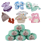 Baby  Yarn  pack of 6 (25gms x 6) 150 gram -  Mint Green