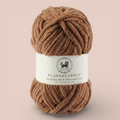 Plush and Cuddly Yarn (100 gram) - Milk Chocolate Brown