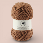 Plush and Cuddly Yarn (100 gram) - Milk Chocolate Brown