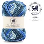 Fatboy Chunky Naturally Dyed Fibre Yarn (100 gram) - Multicolor 10
