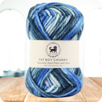 Fatboy Chunky Naturally Dyed Fibre Yarn (100 gram) - Multicolor 10