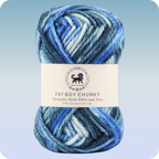 Fatboy Chunky Naturally Dyed Fibre Yarn (100 gram) - Multicolor 10