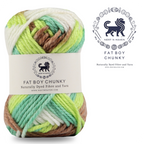 Fatboy Chunky Naturally Dyed Fibre Yarn (100 gram) - Multicolor 1