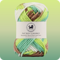 Fatboy Chunky Naturally Dyed Fibre Yarn (100 gram) - Multicolor 1