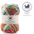 Fatboy Chunky Naturally Dyed Fibre Yarn (100 gram) - Multicolor 11
