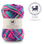 Fatboy Chunky Naturally Dyed Fibre Yarn (100 gram) - Multicolor 14