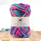 Fatboy Chunky Naturally Dyed Fibre Yarn (100 gram) - Multicolor 14