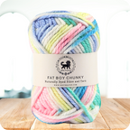 Fatboy Chunky Naturally Dyed Fibre Yarn (100 gram) - Multicolor 15